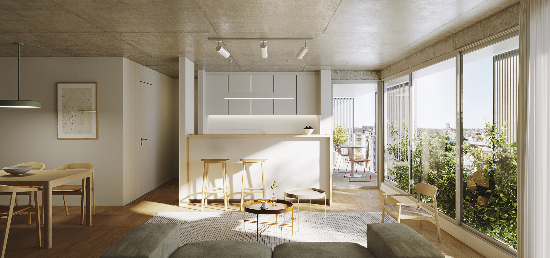 Tres Cruces Plaza / 2 Dormitorios Penthouse
